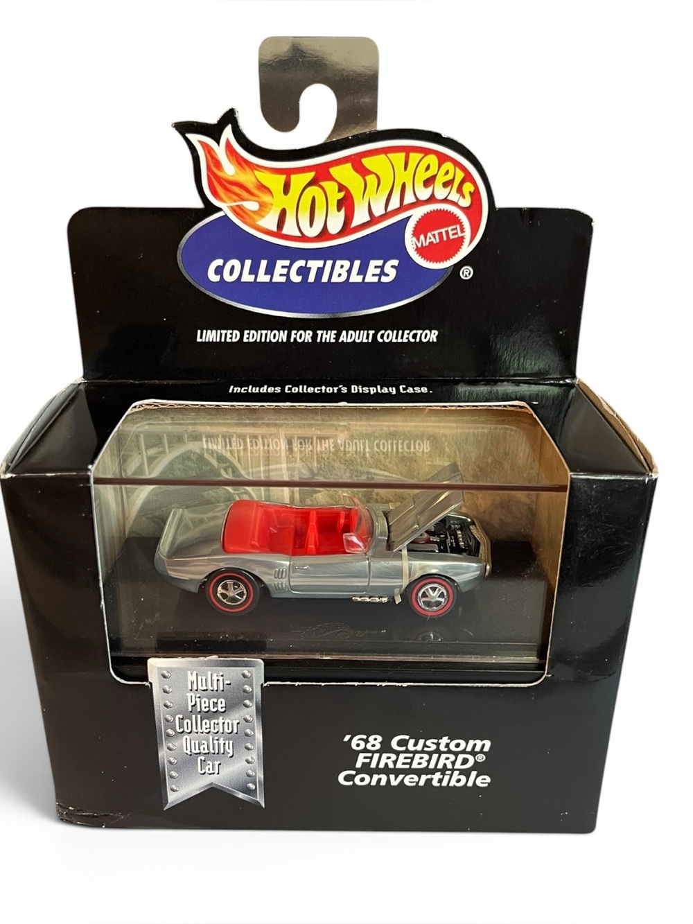Hot Wheels Collectibles '68 Custom Firebird Convertible Redline Chrome New